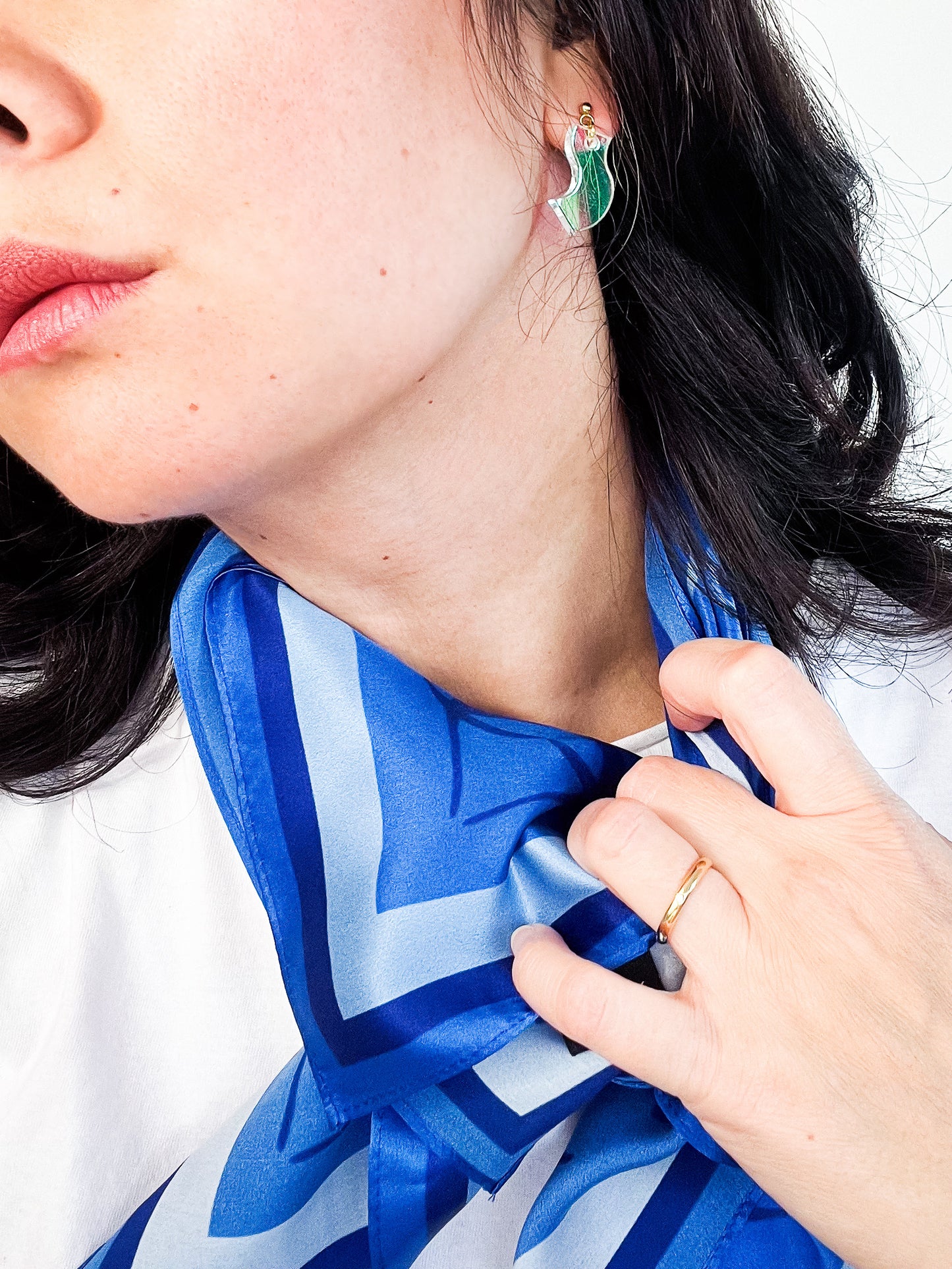 Boucles d'oreilles acrylique LUEUR