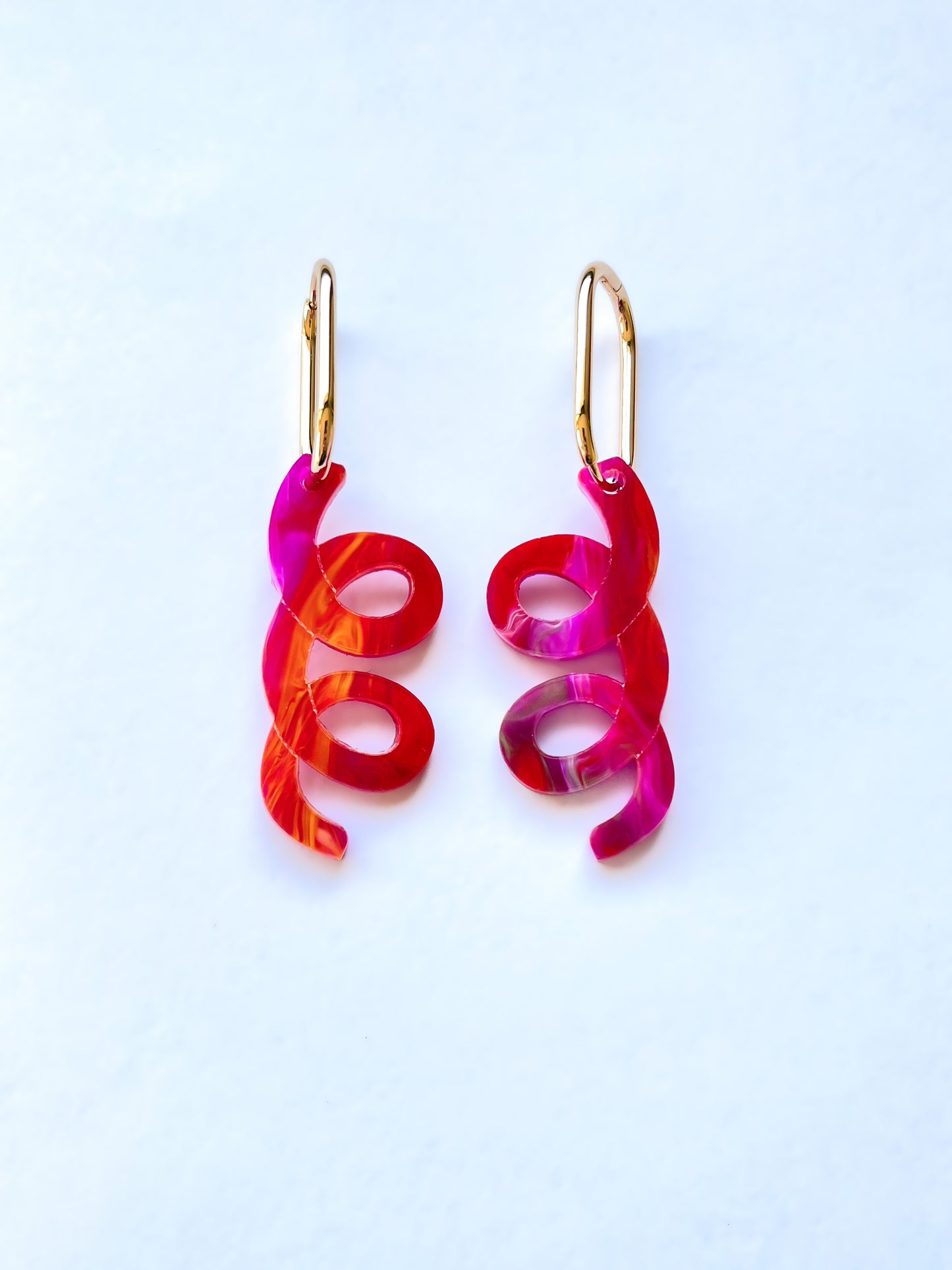 Boucles d'oreilles acrylique LA DOLCE