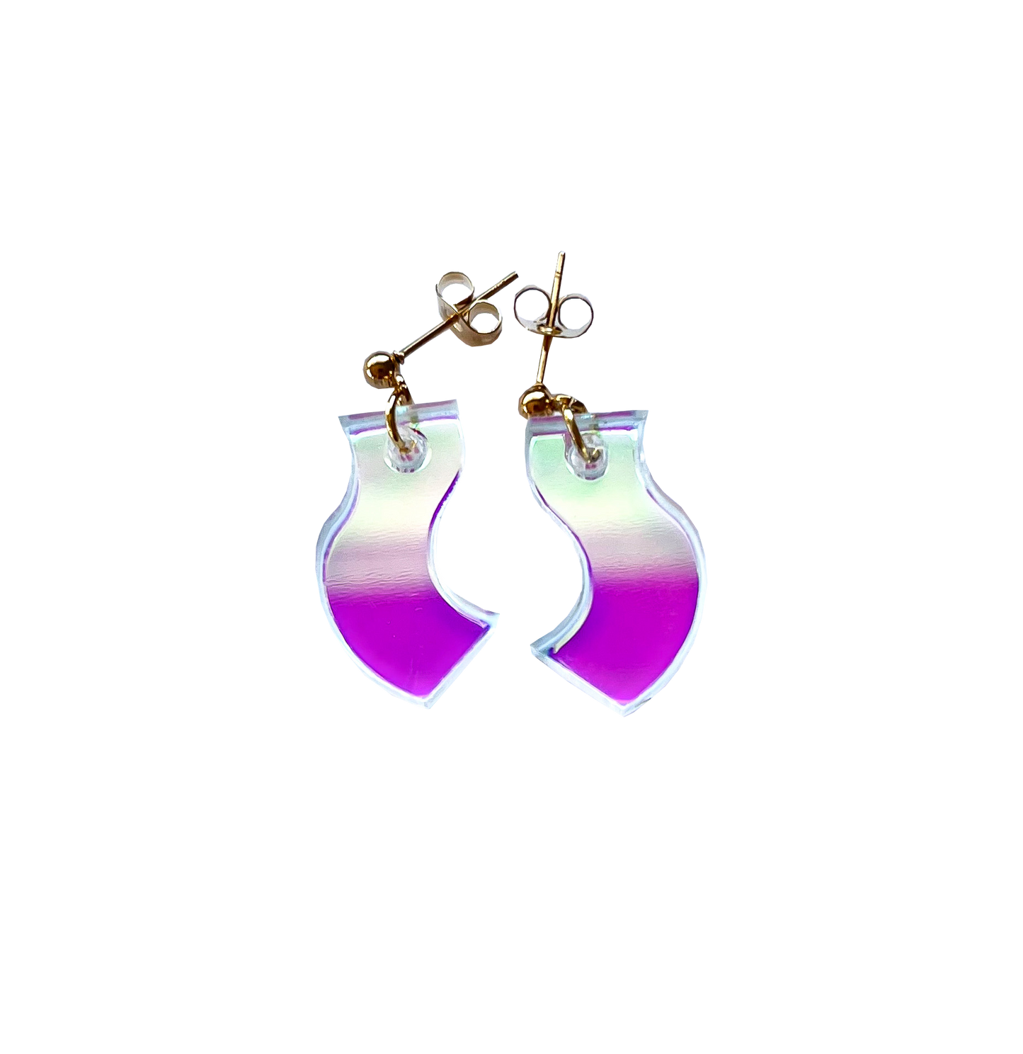 Boucles d'oreilles acrylique LUEUR