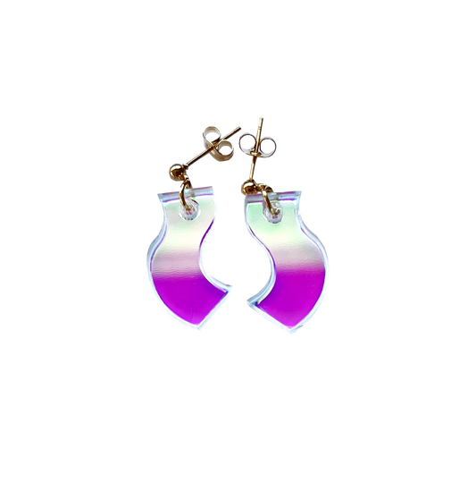 Boucles d'oreilles acrylique LUEUR