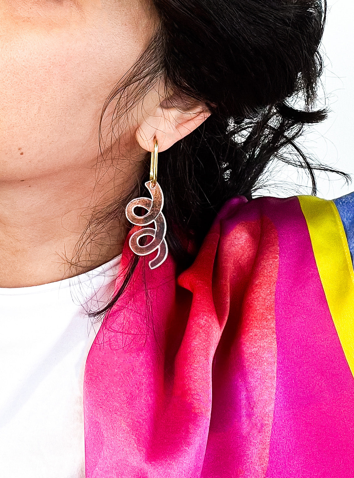 Boucles d'oreilles acrylique LA DOLCE